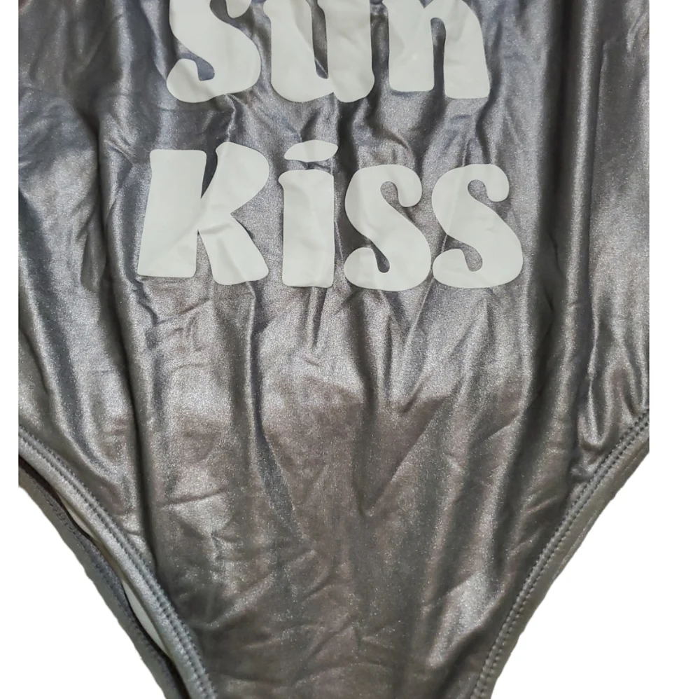 One piece sun kiss silver swimsuit